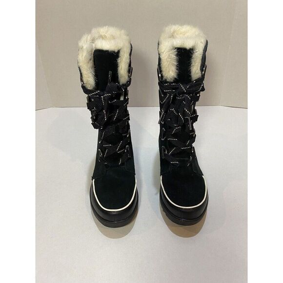 Sorel Tivoli IV Tall Women Black Waterproof Insulated Winter Snow Boot Size 6.5 - Picture 4 of 6